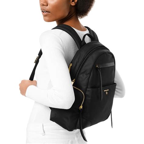 michael kors jet set large nylon backpack|Michael Kors large nylon backpack.